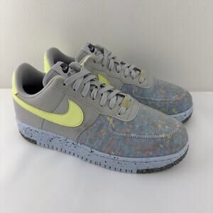 Nike Air Force 1 Crater‎ Pure Platnum-Barely Volt shoes Men-8.5